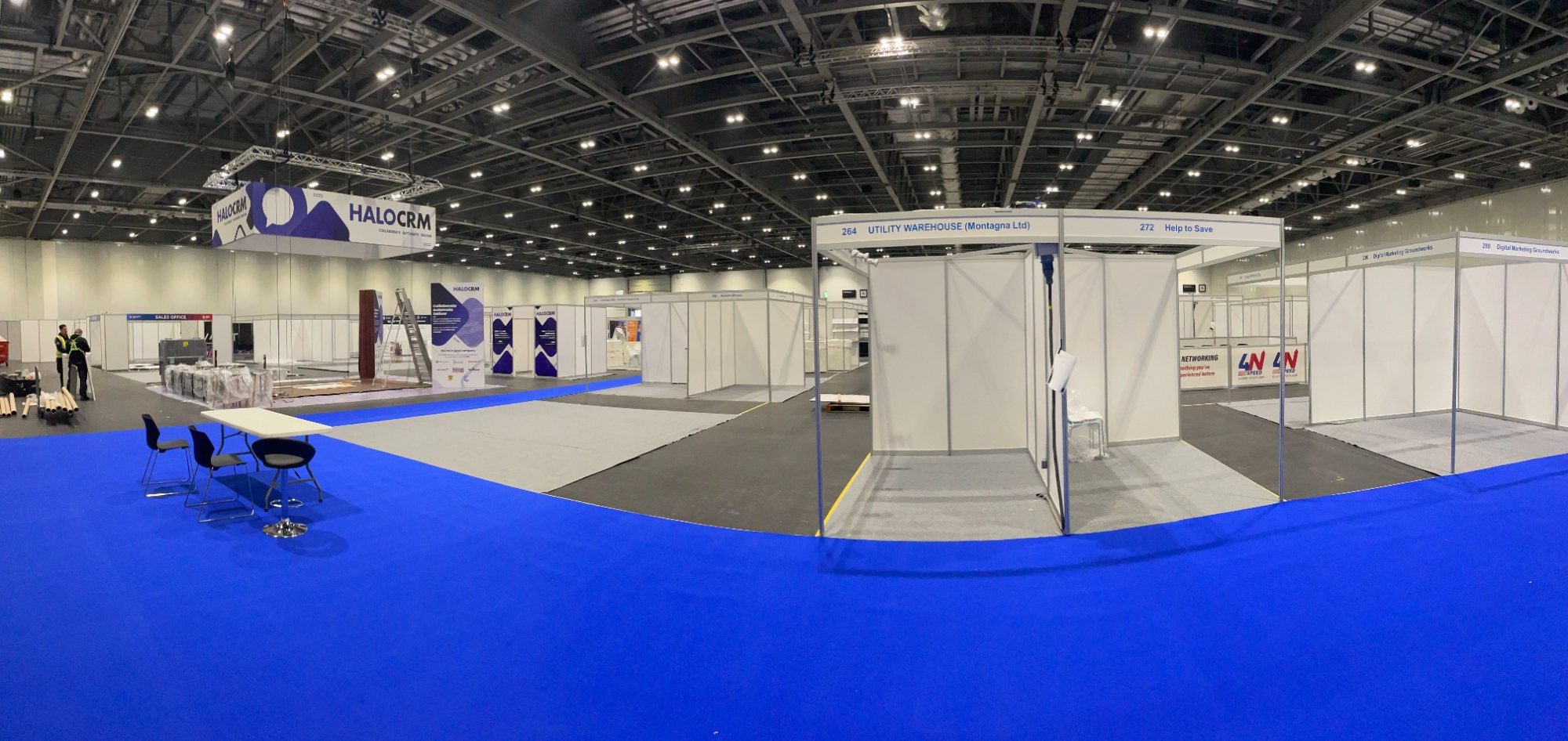 The Exhibition Labour Companies brand new shell scheme system